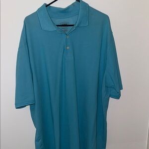 The Foundry Supply Co Blue Polo Shirt with Classic Collar